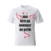  Tricou pentru cuplu Ca întotdeauna de vină pentru tot - eu nu sunt de vină pentru nimic